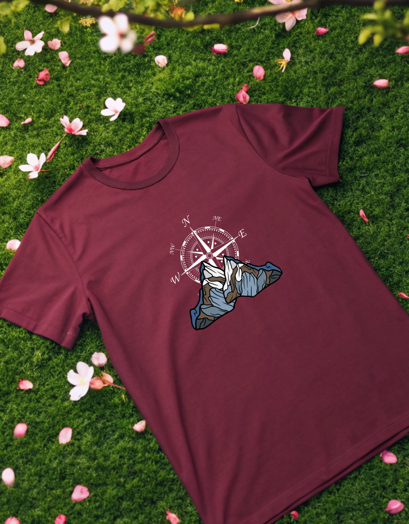 Mountain Exploration Unisex Classic Crew T-Shirt