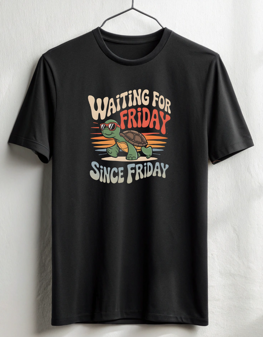 Waiting For Friday Since Friday Classic Crew T-Shirt