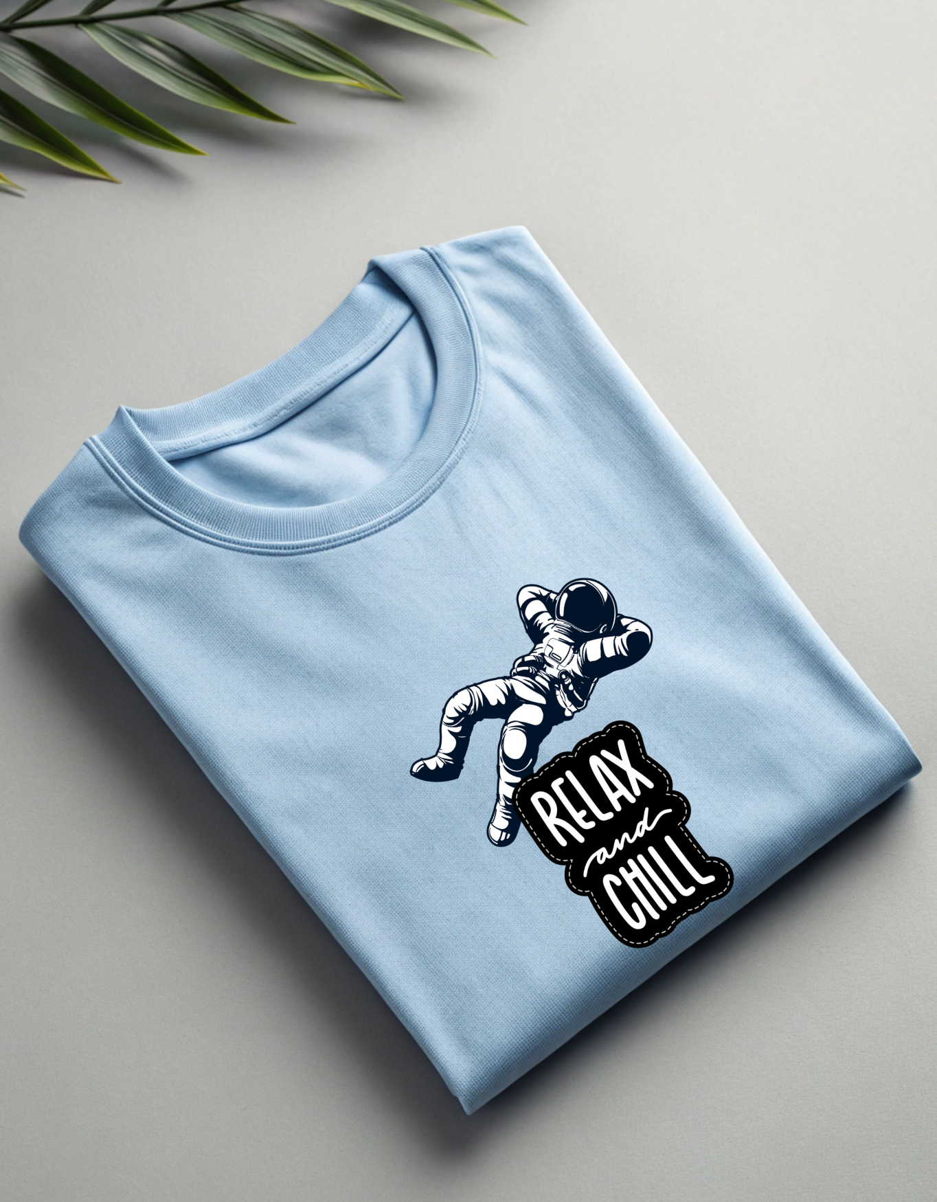Relax and Chill Astronaut Classic Crew T-Shirt