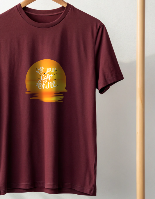 Let Your Light Shine Unisex Classic Crew T-Shirt