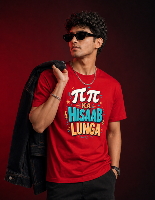 Pi Pi Ka Hisaab Lunga Classic Crew T-Shirt
