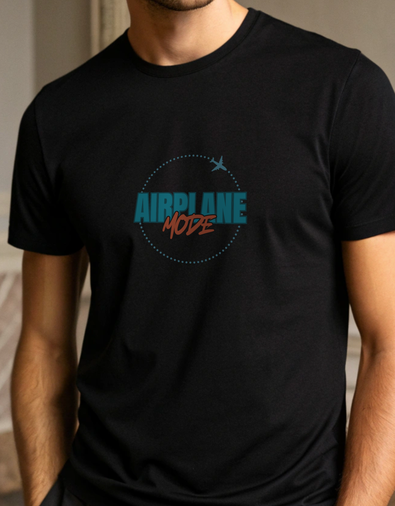 Airplane Mode Travel Vibes Unisex Classic Crew T-Shirt