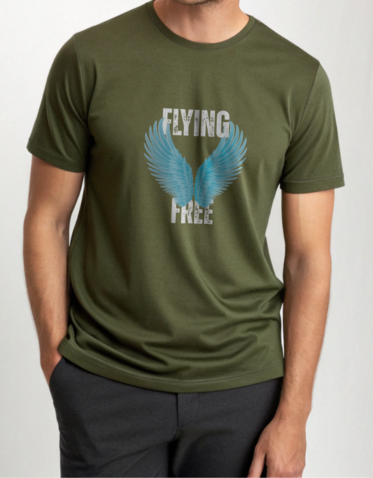 Flying Free Unisex Classic Crew T-Shirt