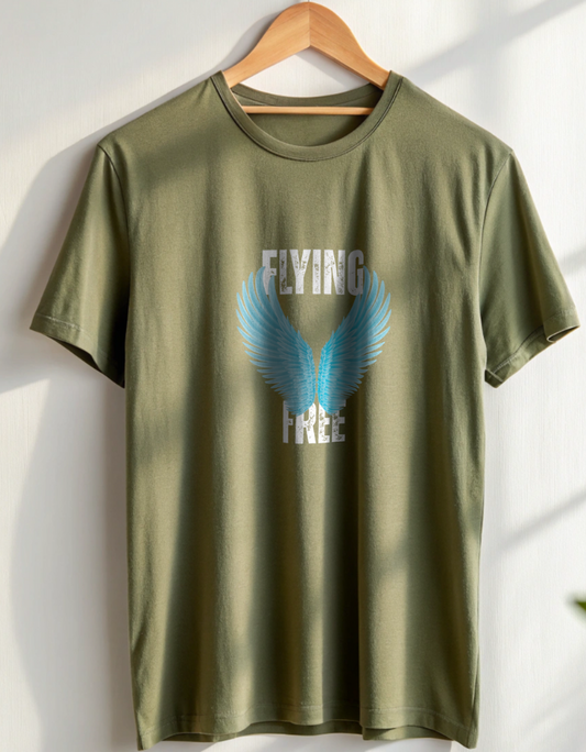 Flying Free Unisex Classic Crew T-Shirt