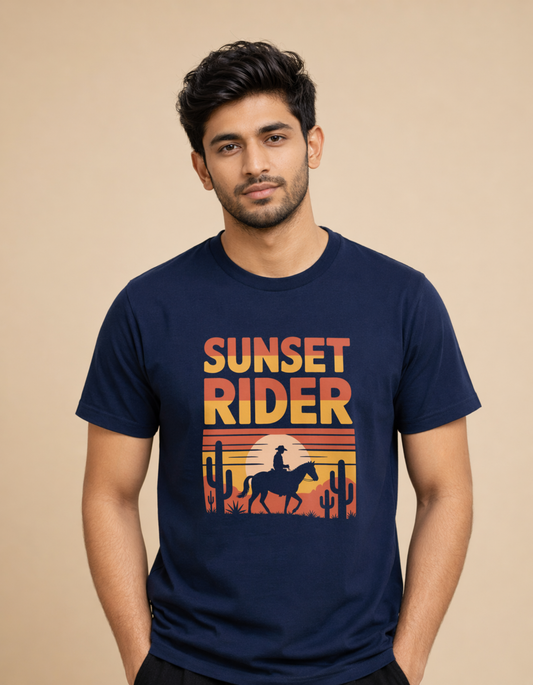Sunset Rider Classic Crew T-Shirt