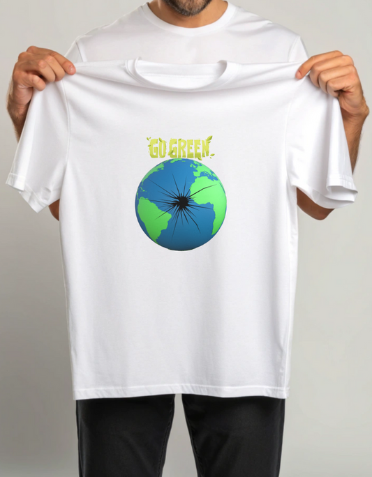 Go Green Save the Earth Unisex Classic Crew T-Shirt
