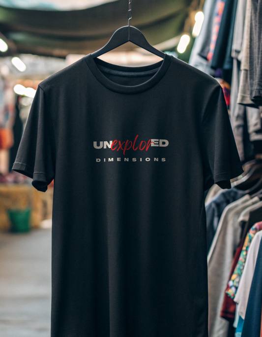 Unexplored Dimensions Motivational Unisex Classic Crew T-Shirt