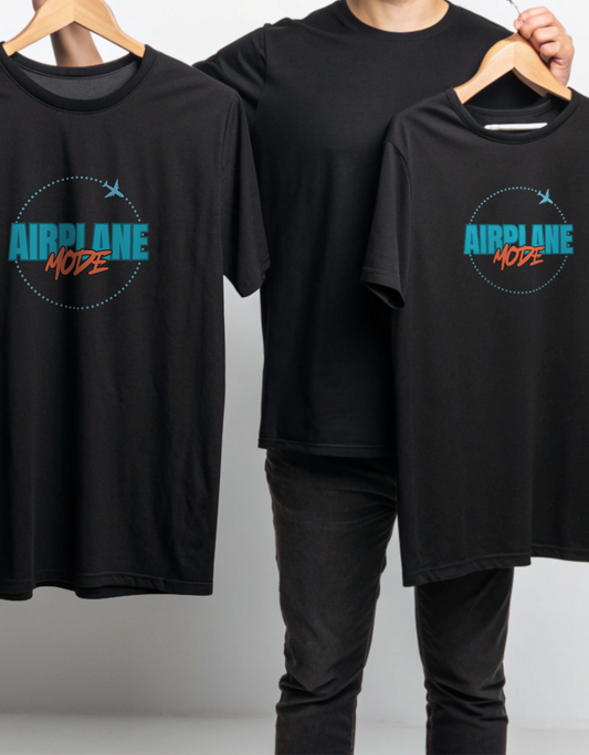 Airplane Mode Travel Vibes Unisex Classic Crew T-Shirt