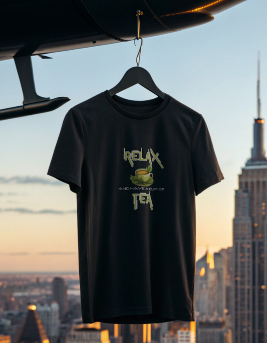 Relax and Have a Cup of Tea Unisex Classic Crew T-Shirt