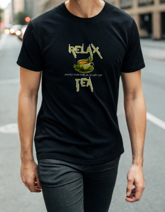 Relax and Have a Cup of Tea Unisex Classic Crew T-Shirt