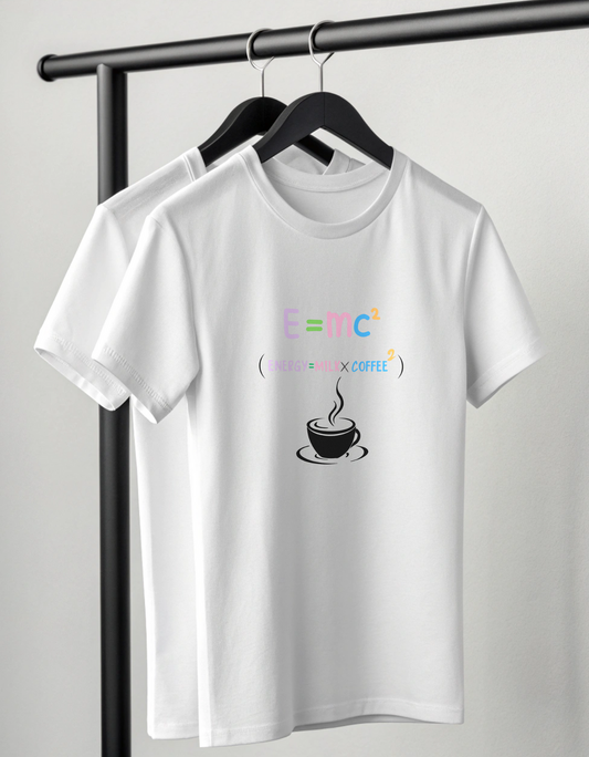 E=mc² Coffee Lover Classic Crew T-Shirt