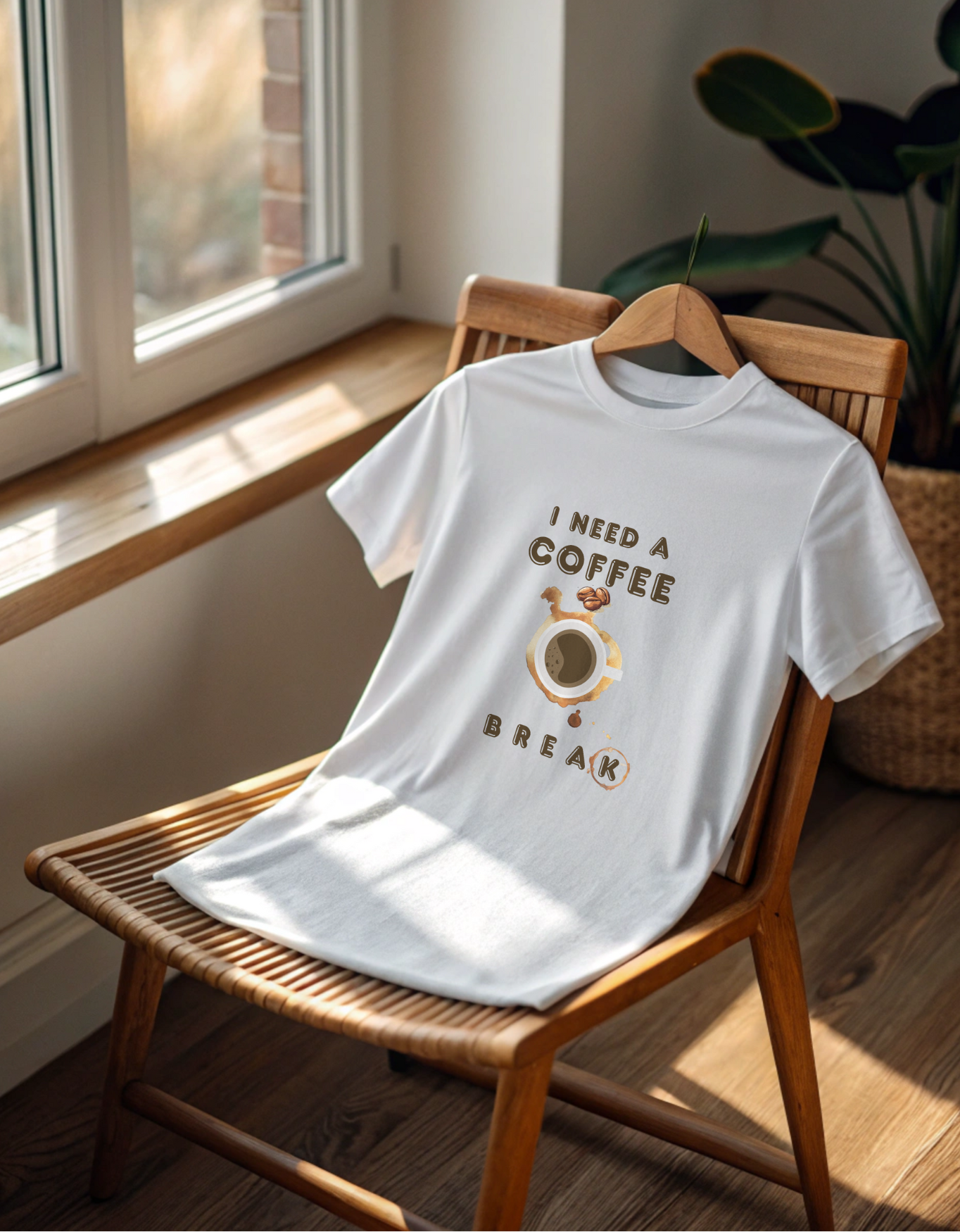 I Need a Coffee Break Unisex Classic Crew T-Shirt