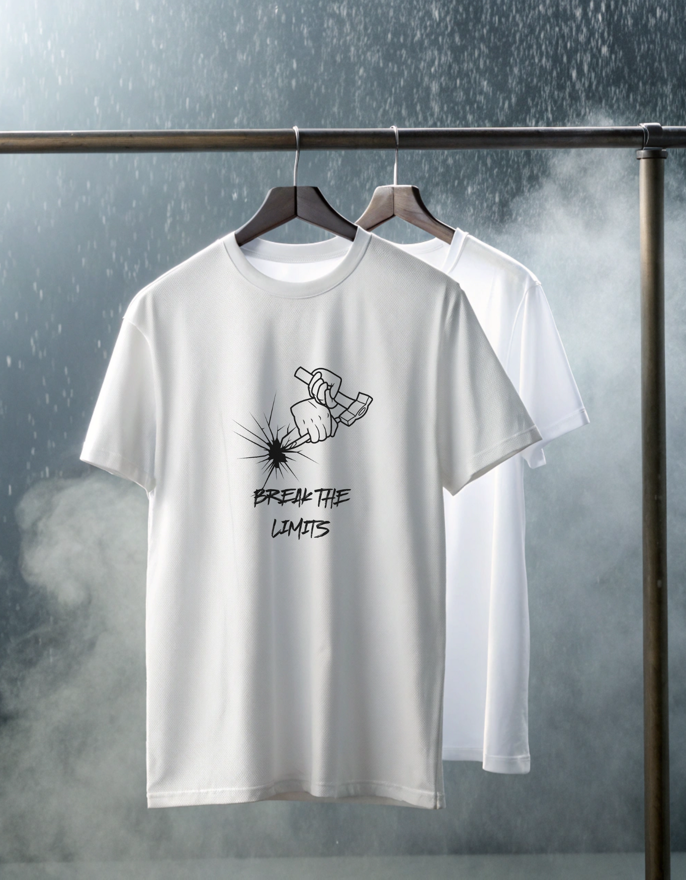 Break the Limits Motivational Classic Crew T-Shirt