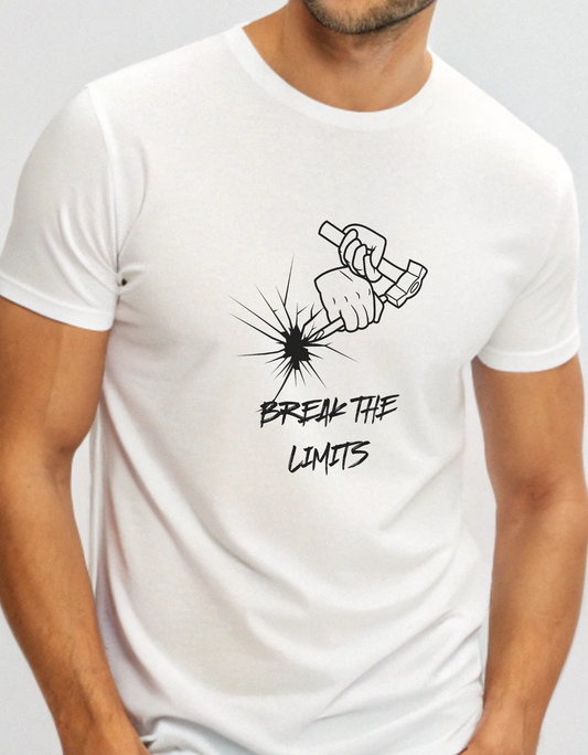 Break the Limits Motivational Unisex Classic Crew T-Shirt