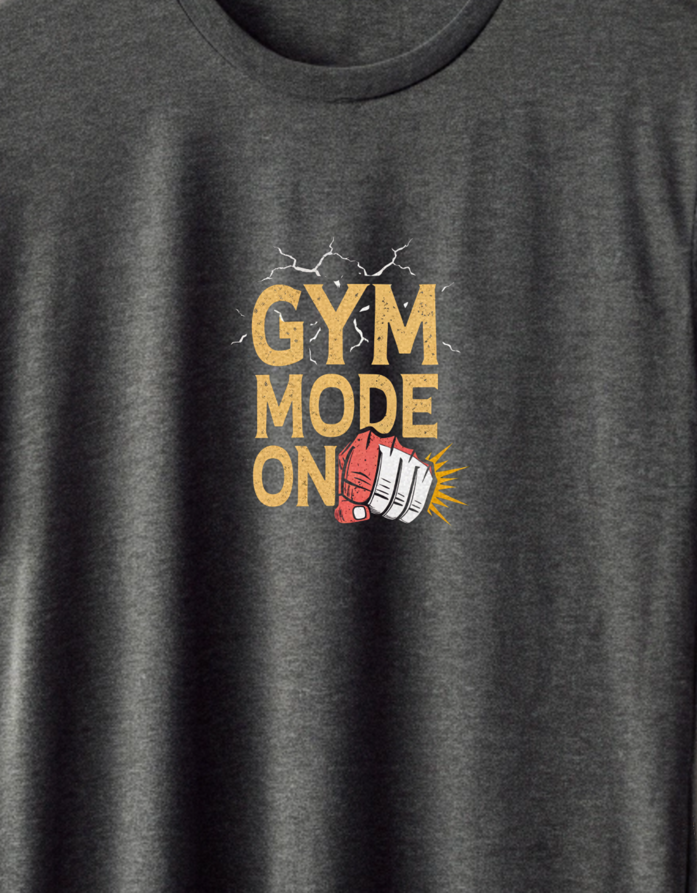 Gym Mode On Classic Crew T-Shirt