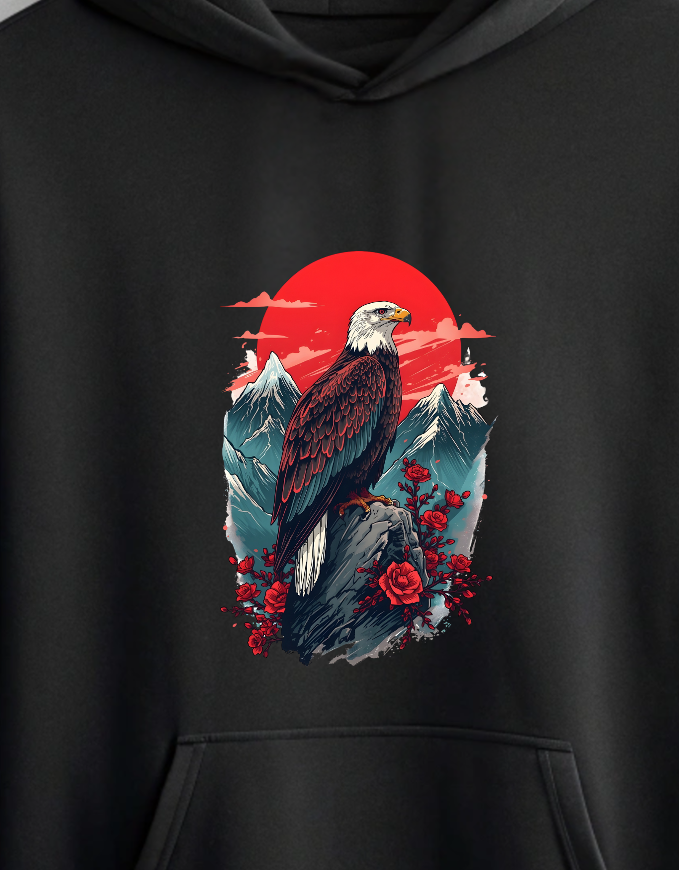 Buy Eagle Black Hoodie for Men