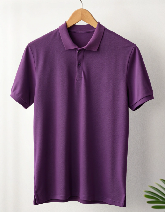 Men's Polo Purple T-shirts at ₹599