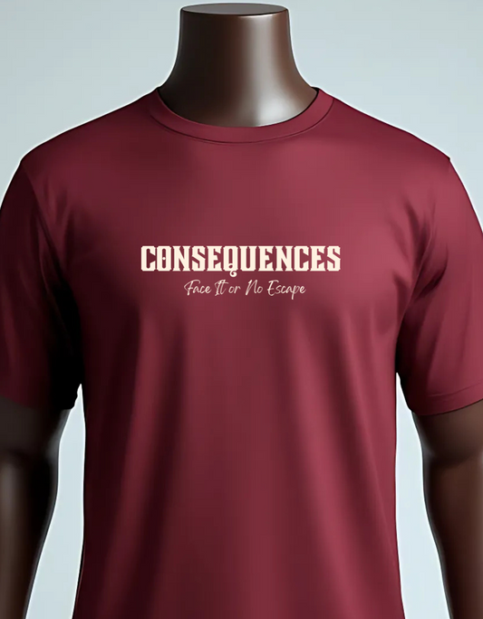 Consequences Motivational Unisex Classic Crew T-Shirt