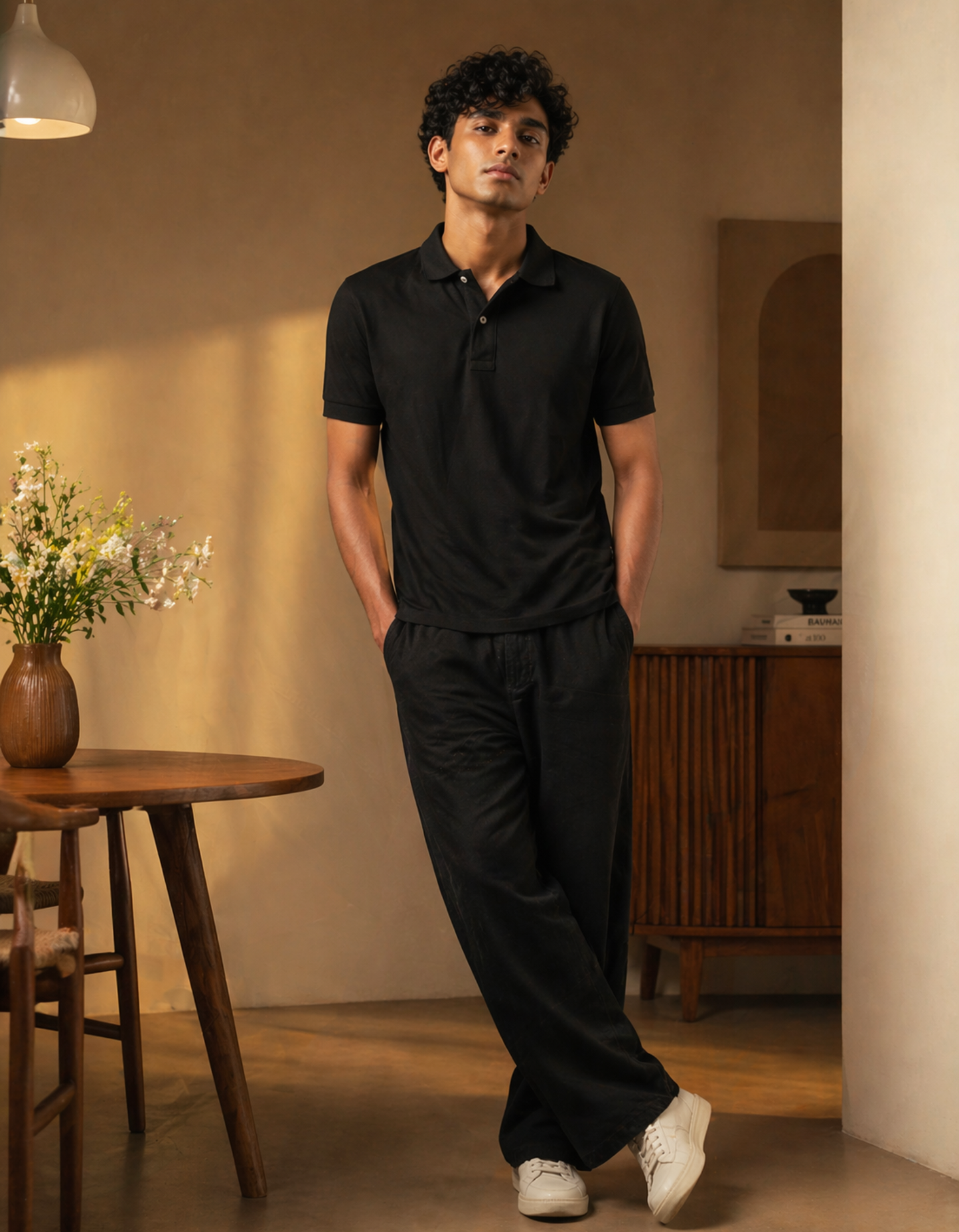 Men's Polo Black T-shirts