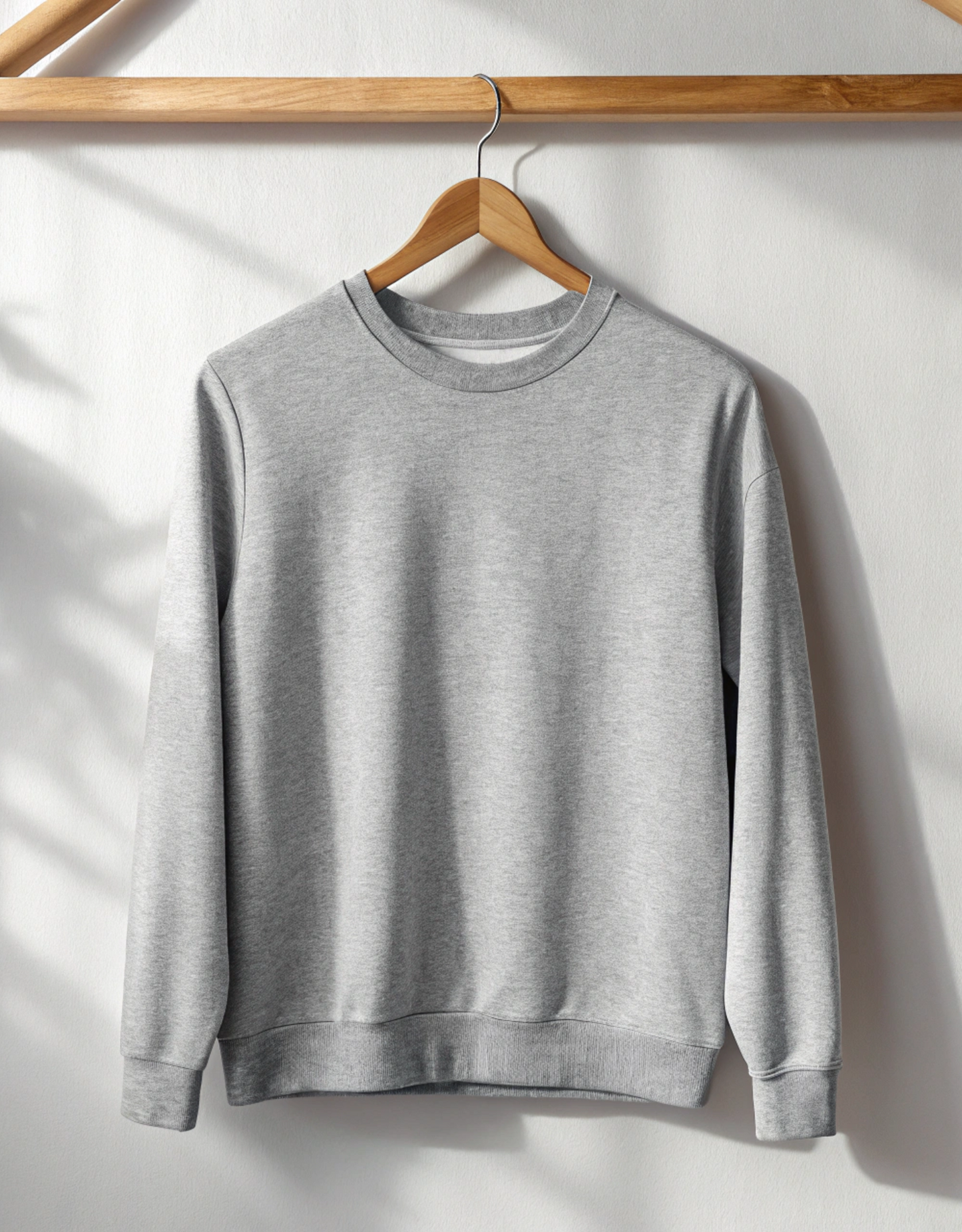 Grey Melange Sweatshirt