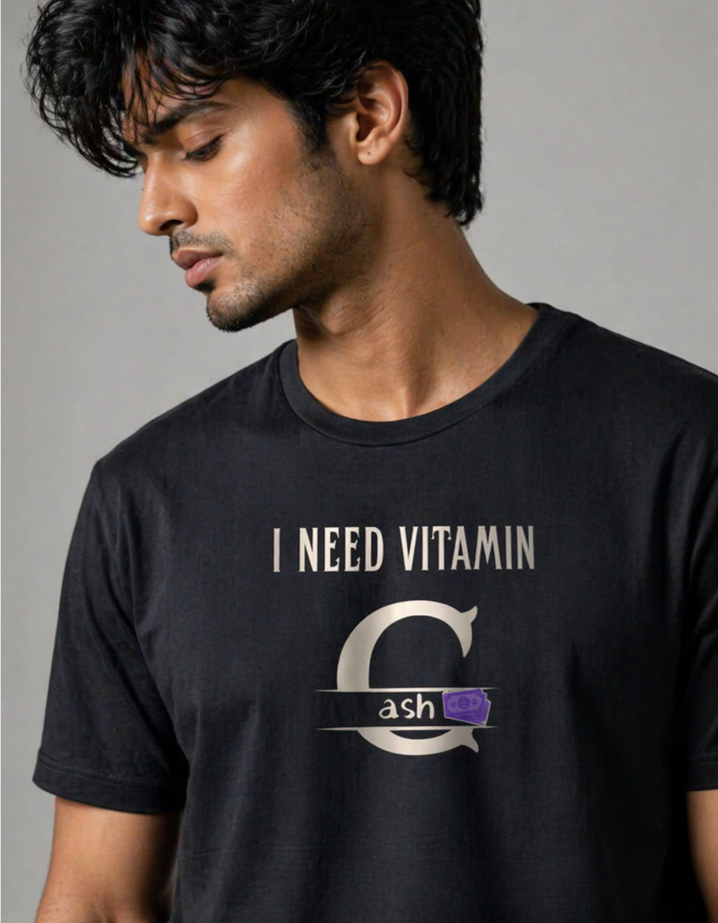 I Need Vitamin Cash Classic Crew T-Shirt
