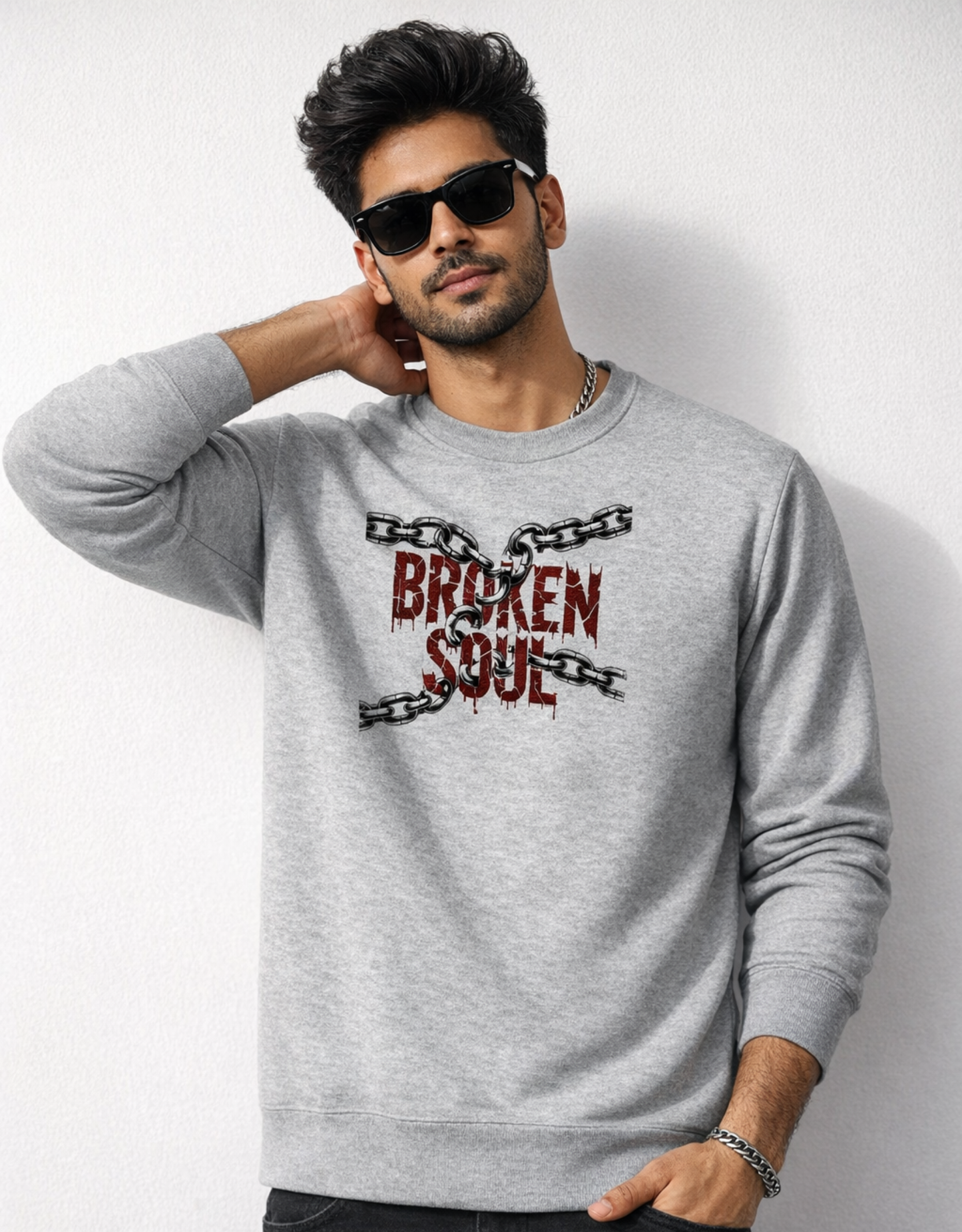 Broken Soul Sweatshirt for Men