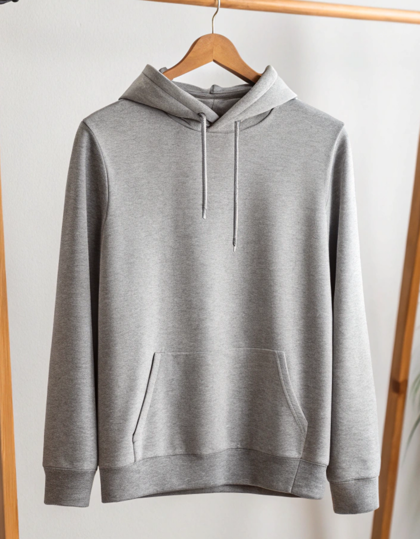 Grey Melange Hoodie