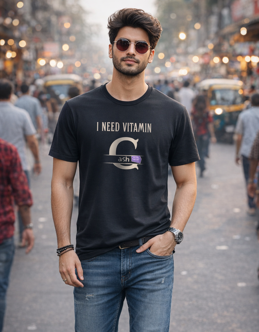 I Need Vitamin Cash Classic Crew T-Shirt