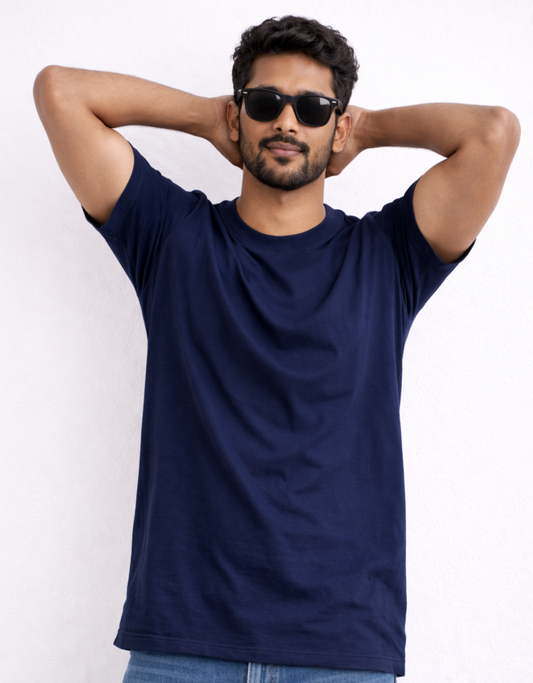 Navy Blue Supima T-Shirt
