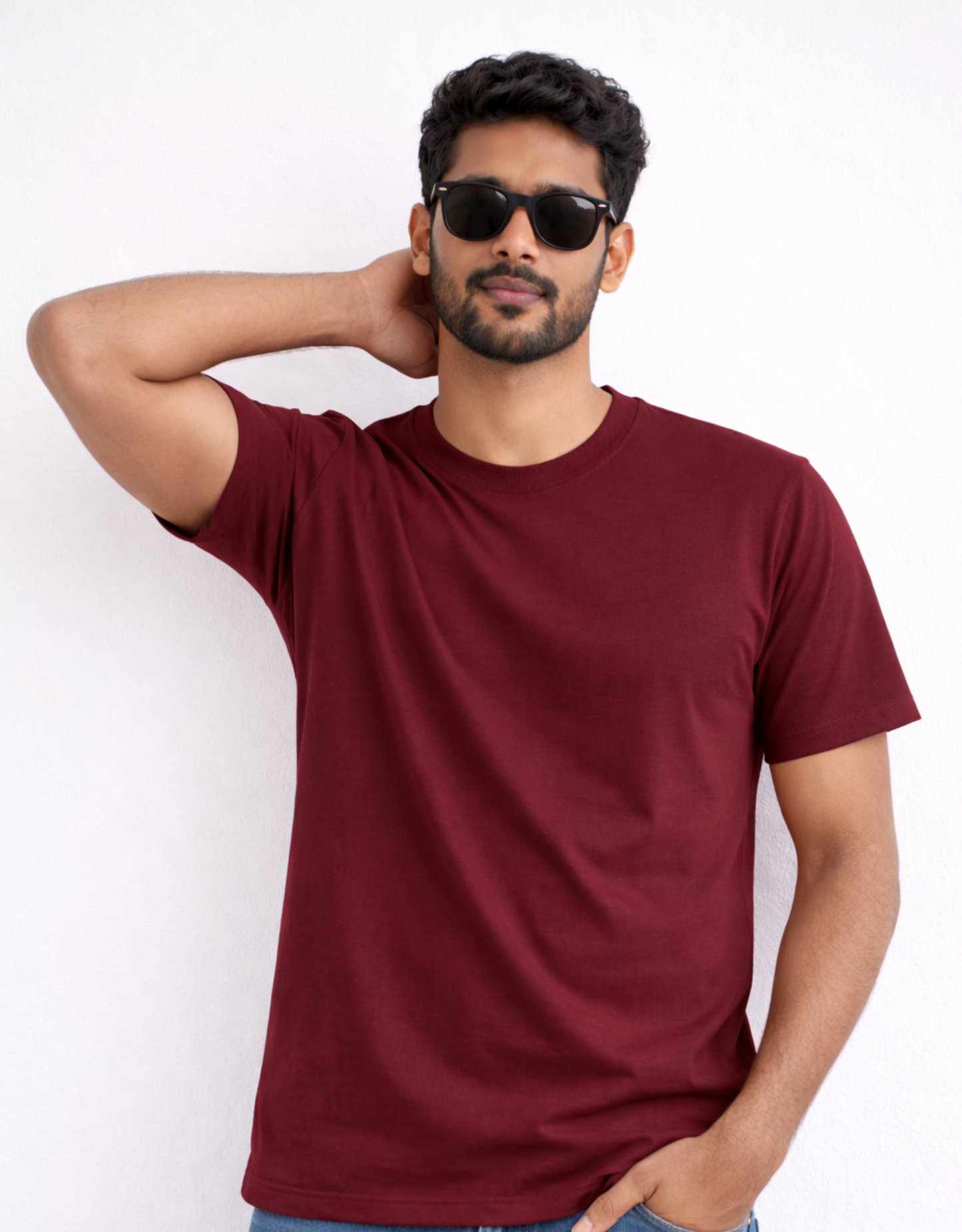 Maroon Supima T-Shirt