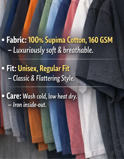 Navy Blue Supima T-Shirt