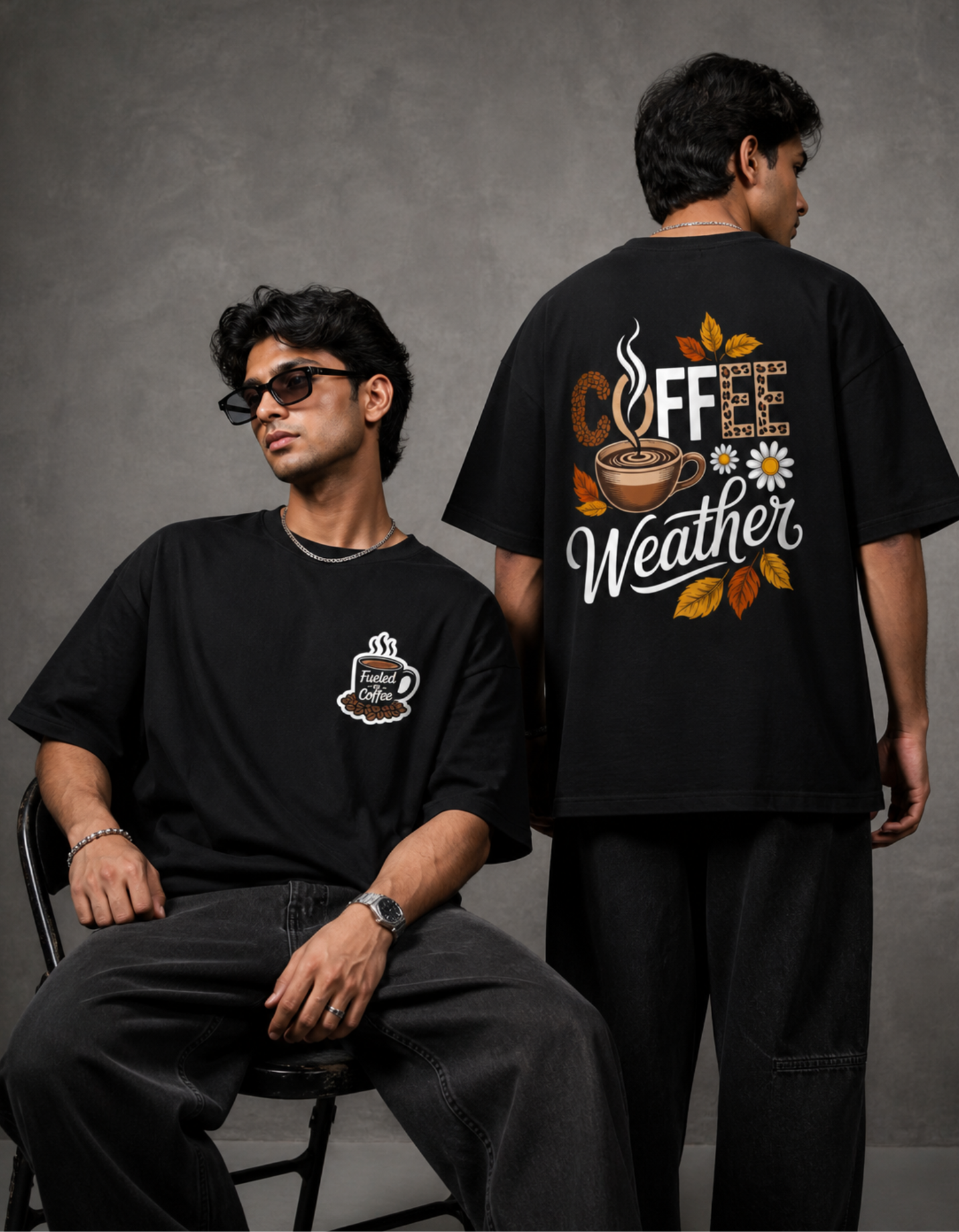 Coffee Weather Oversized Classic T-Shirt