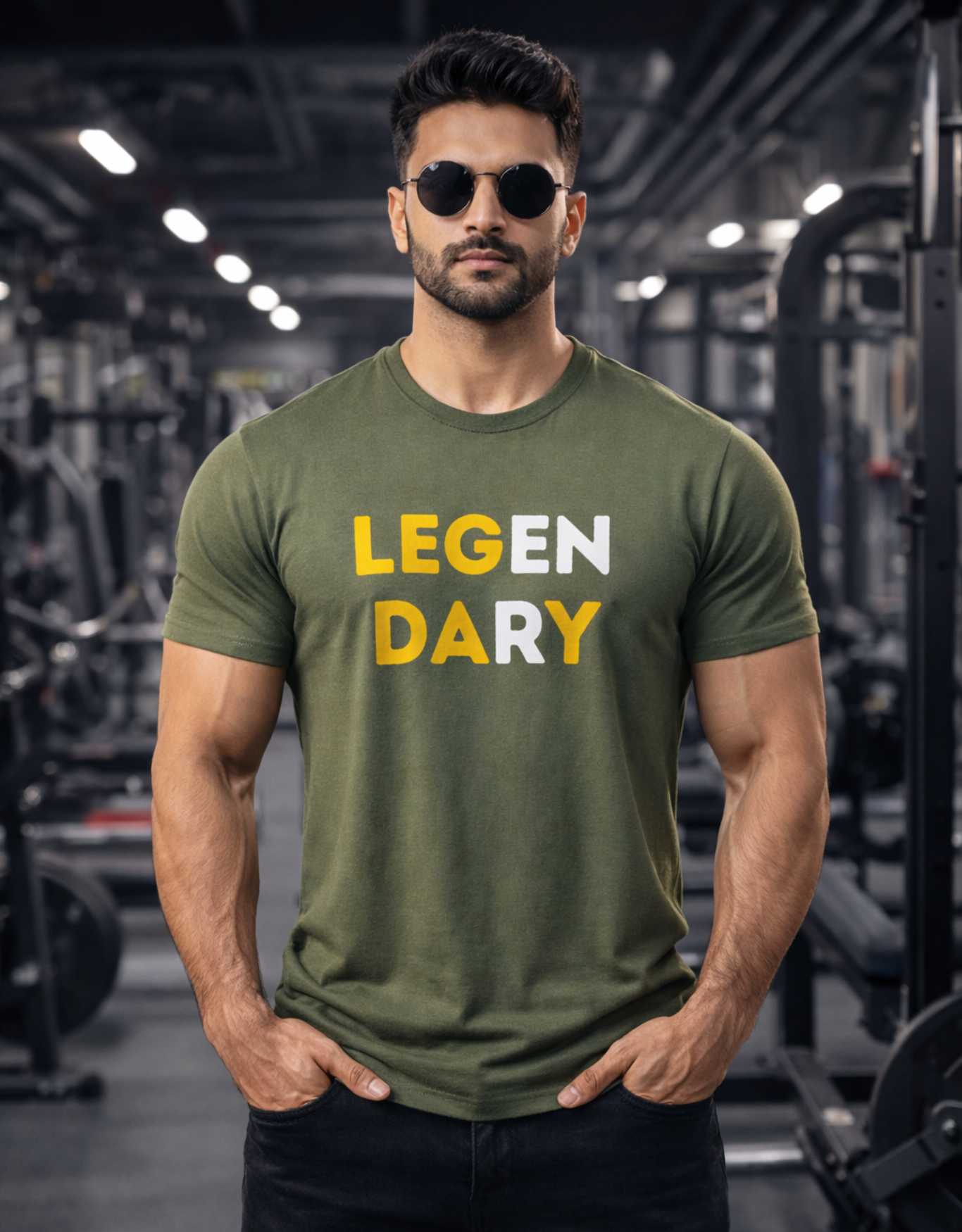 Legendary( LEG DAY) Classic Crew T-Shirt