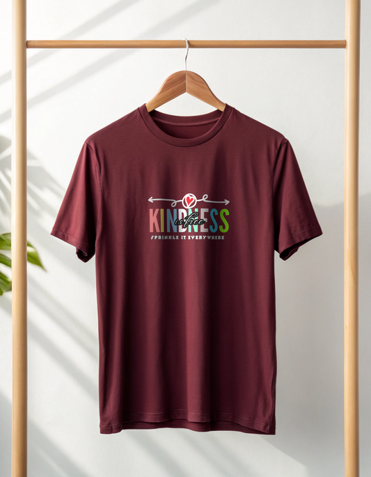 Kindness Is Free Sprinkle It Everywhere Positive Quote T-Shirt