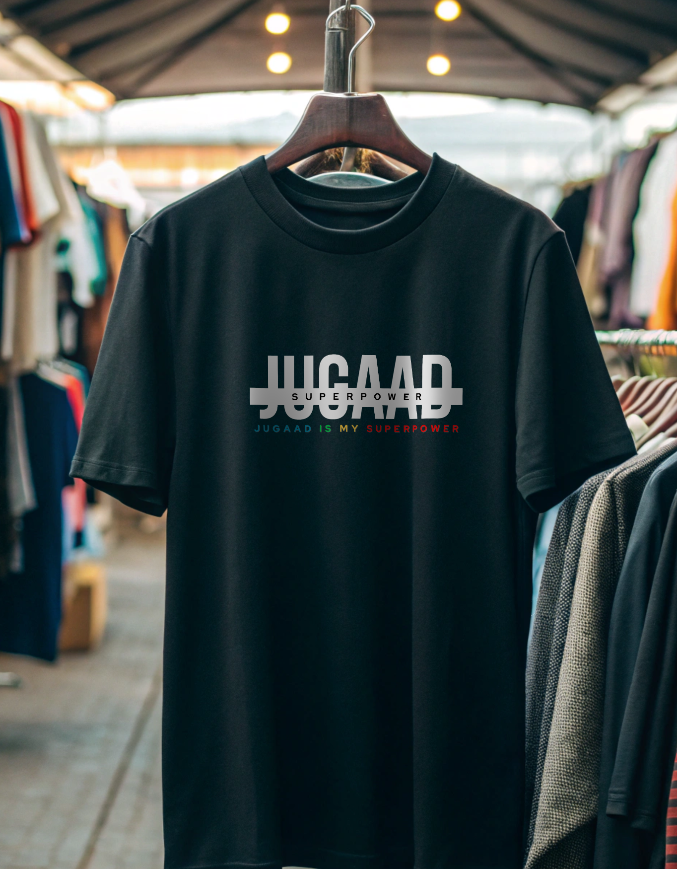 Jugaad Unisex Oversized Classic T-Shirt