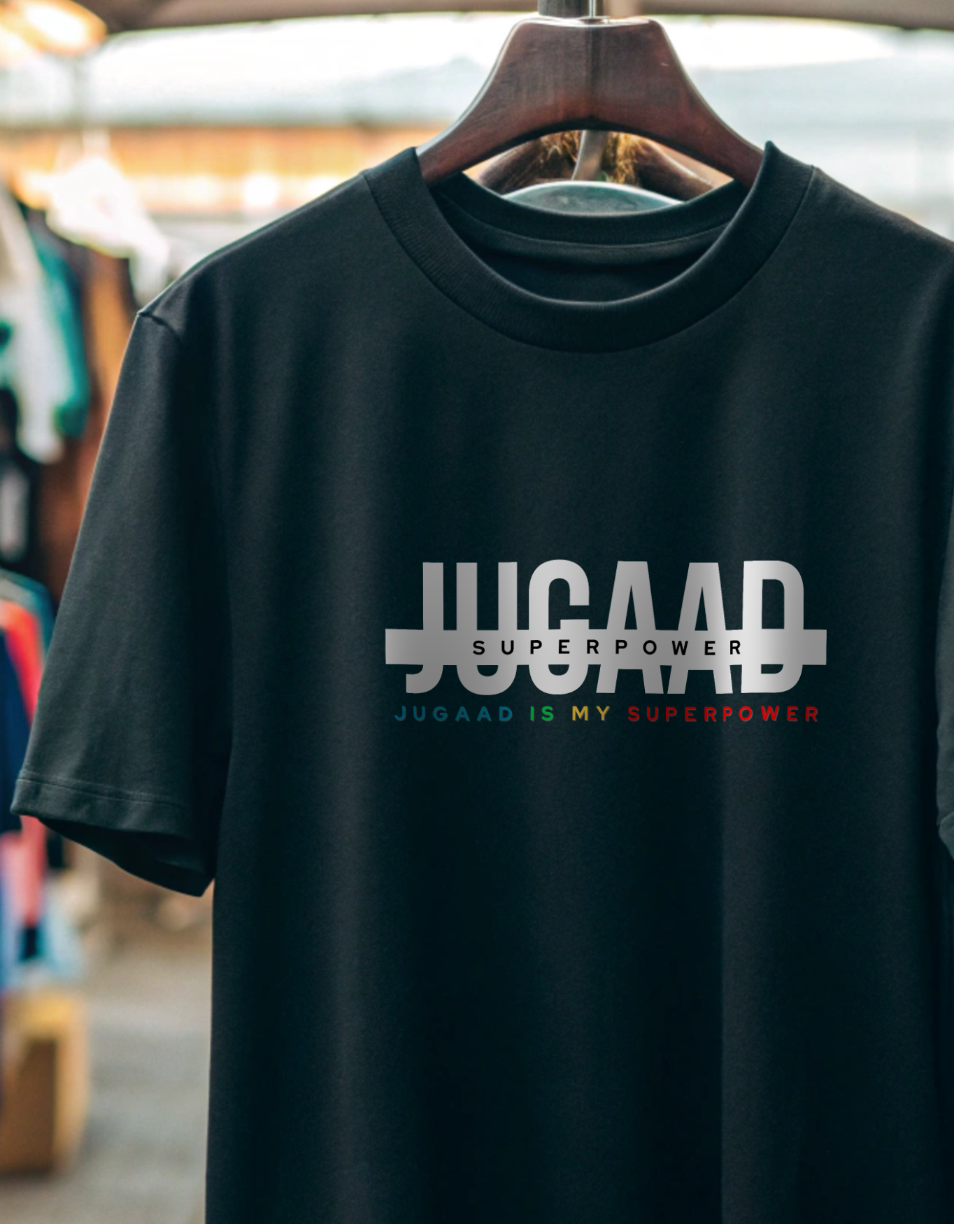 Jugaad Unisex Oversized Classic T-Shirt