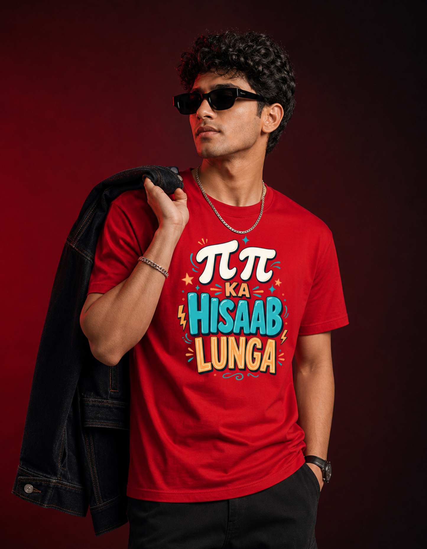 Pi Pi Ka Hisaab Lunga Classic Crew T-Shirt