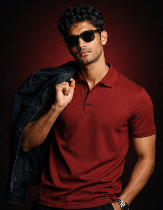 Men's Polo Brick Red T-shirts