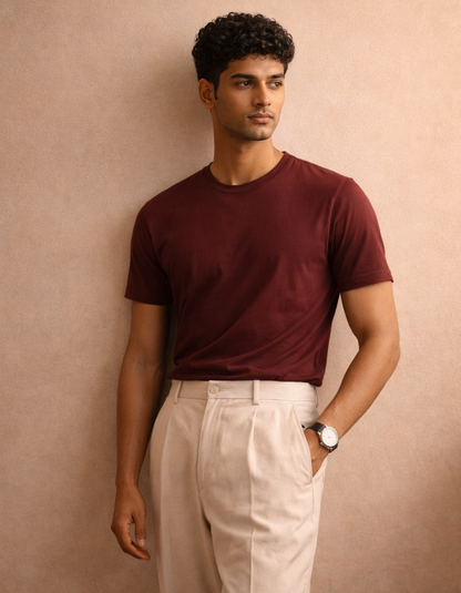Maroon Supima T-Shirt