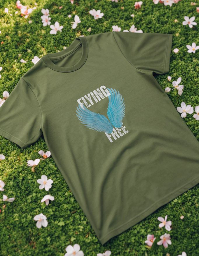 Flying Free Unisex Classic Crew T-Shirt