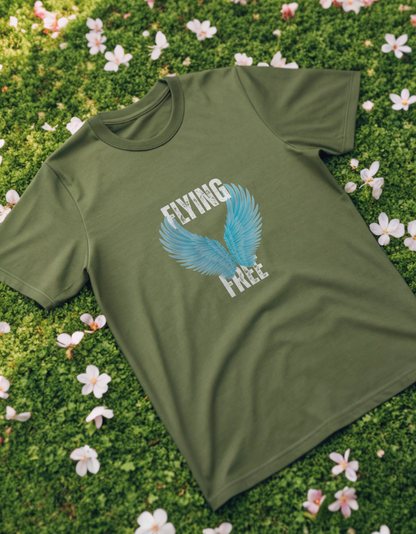 Flying Free Unisex Classic Crew T-Shirt