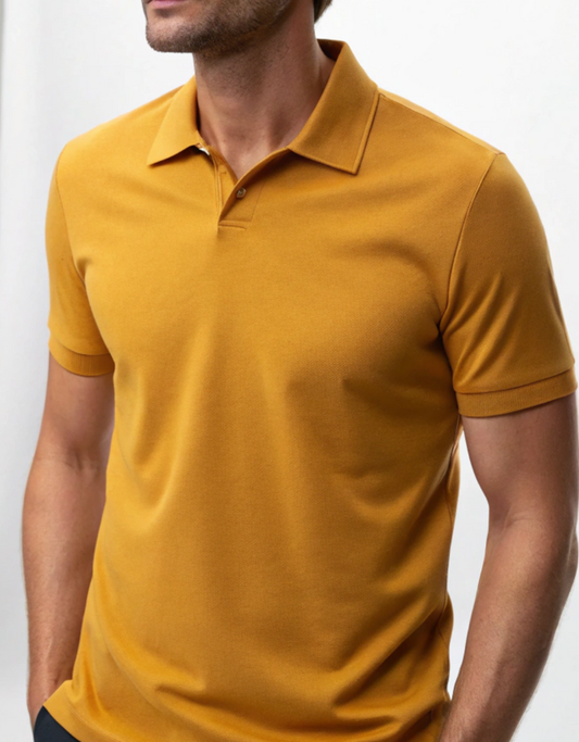 Men's Polo Mustard Yellow
