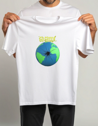 Go Green Save the Earth Unisex Classic Crew T-Shirt