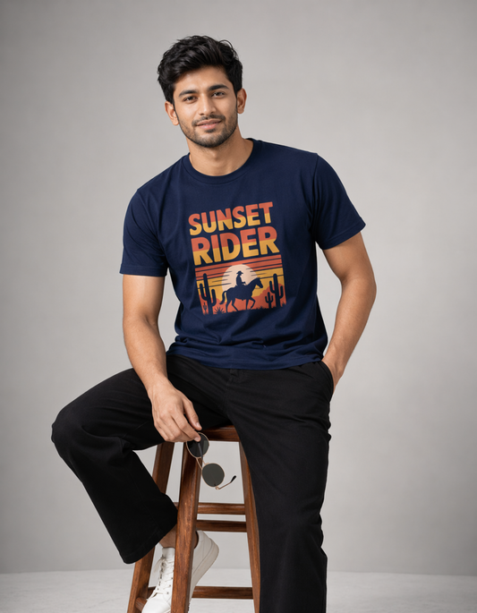 Sunset Rider Classic Crew T-Shirt