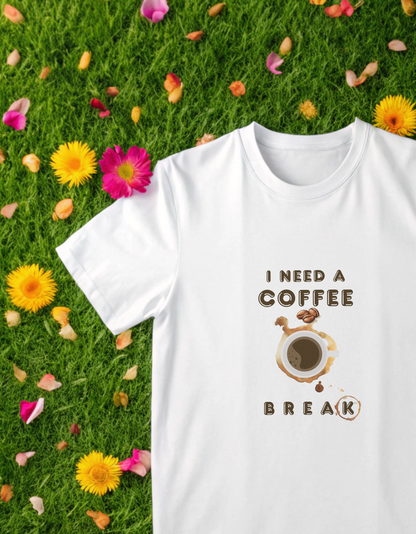 I Need a Coffee Break Unisex Classic Crew T-Shirt