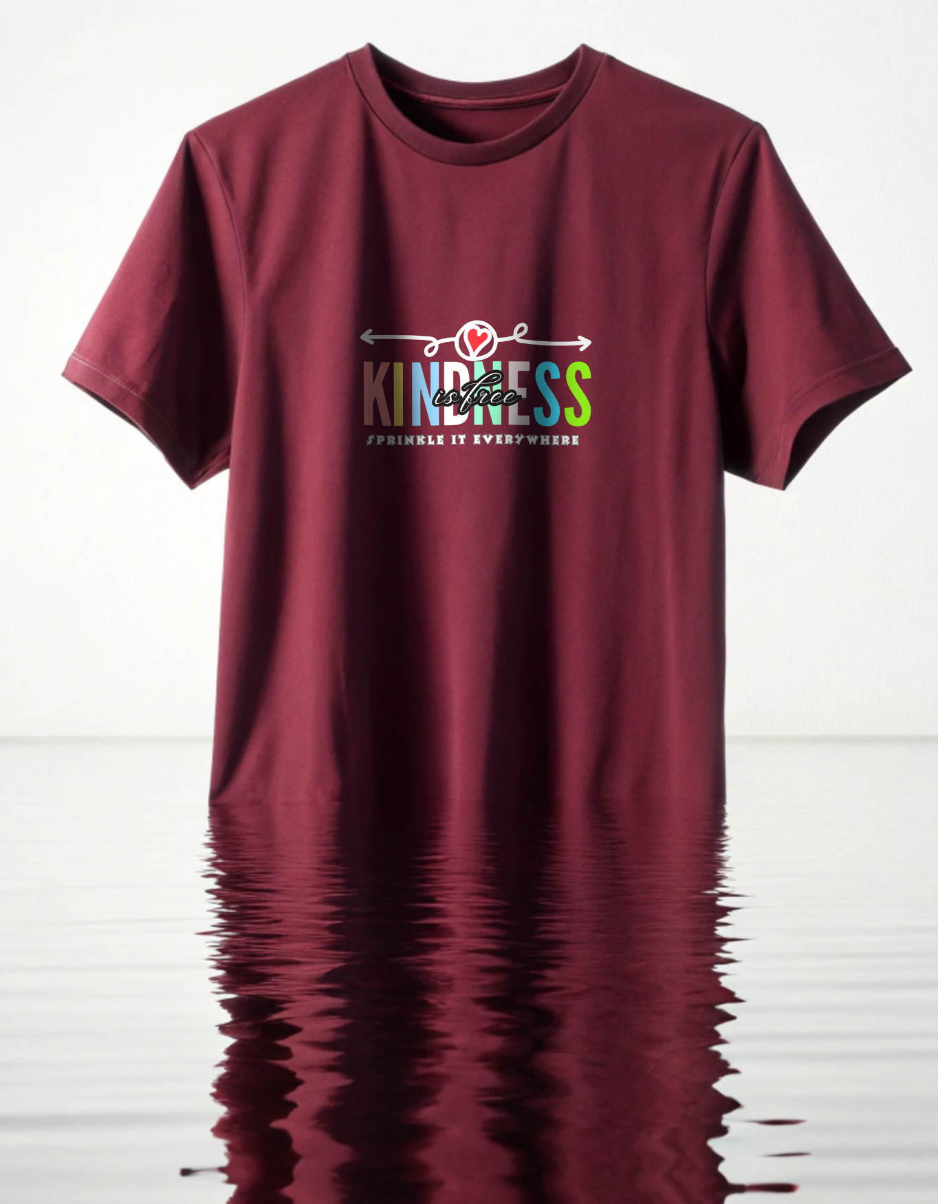 Kindness Is Free Sprinkle It Everywhere Positive Quote T-Shirt