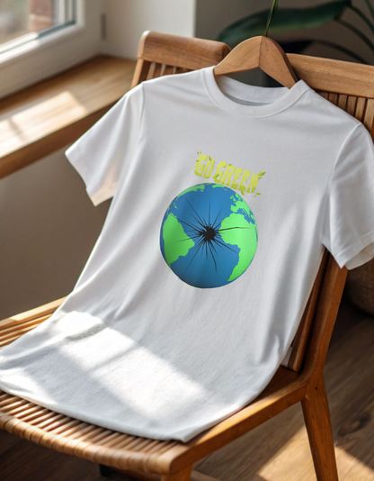Go Green Save the Earth Unisex Classic Crew T-Shirt
