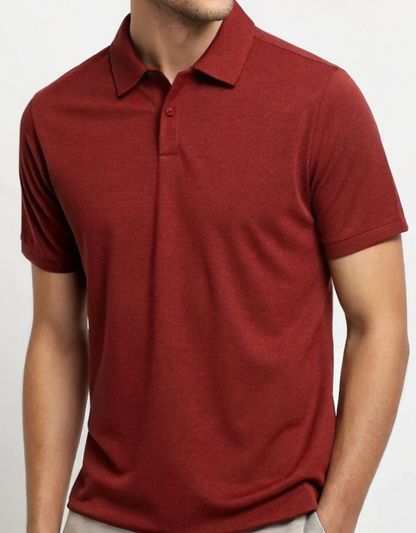 Men's Polo Brick Red