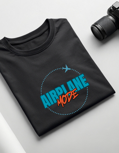Airplane Mode Travel Vibes Unisex Classic Crew T-Shirt