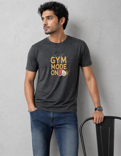 Gym Mode On Classic Crew T-Shirt